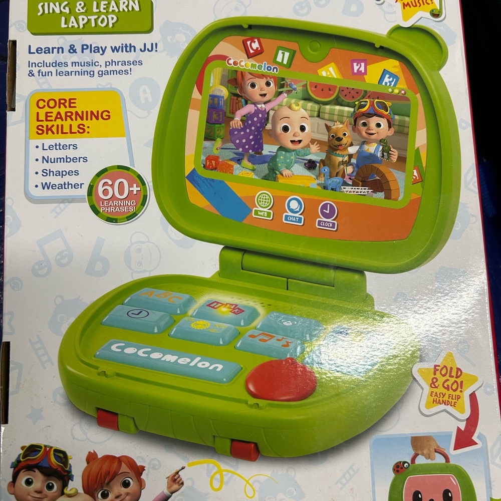 CoComelon Green Sing & Learn Laptop for Kids
